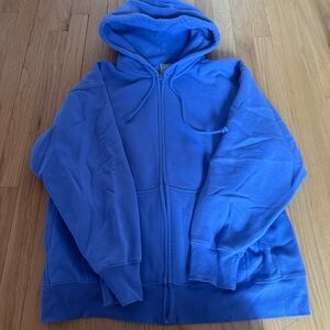 Aritzia TNA Boyfriend Zip up hoodie